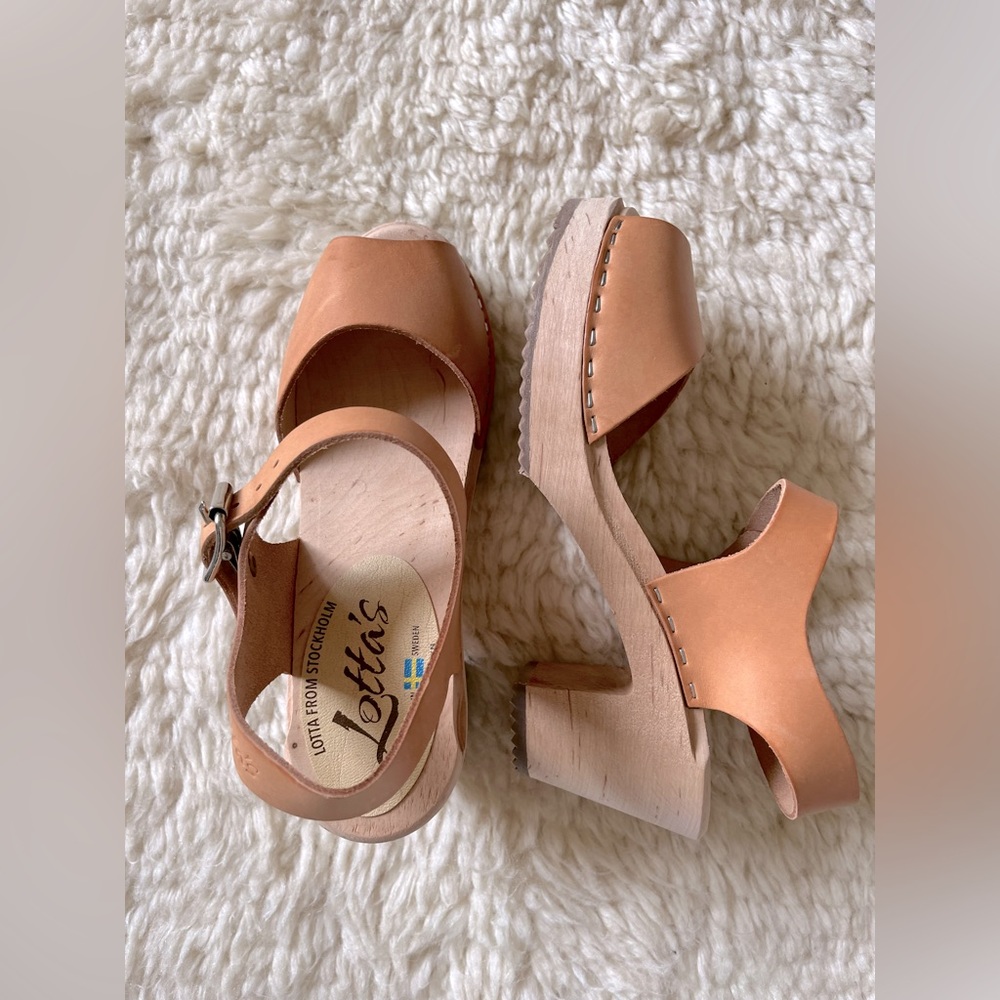 Lotta Highwood Open Spruzzato Clogs